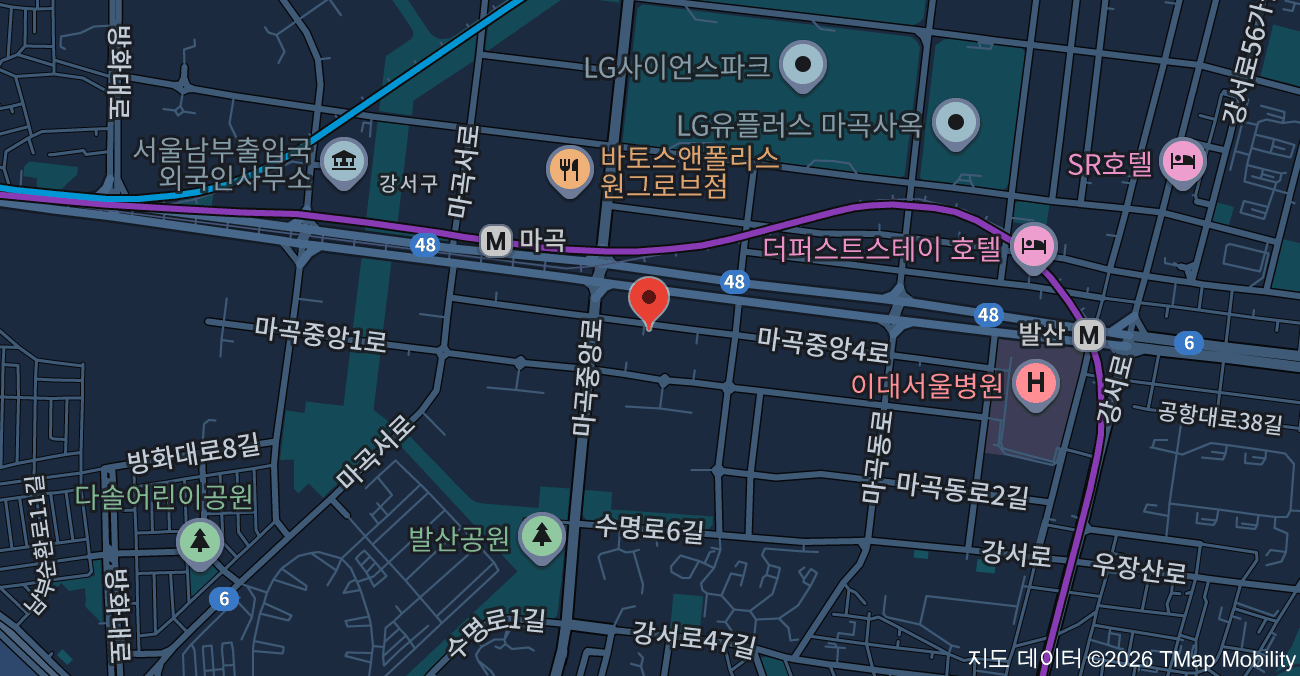 오시는 길 지도